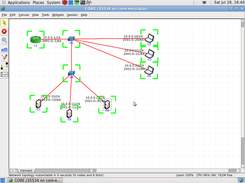 Network Simulator (fork CORE - Live USB) Screenshot 3